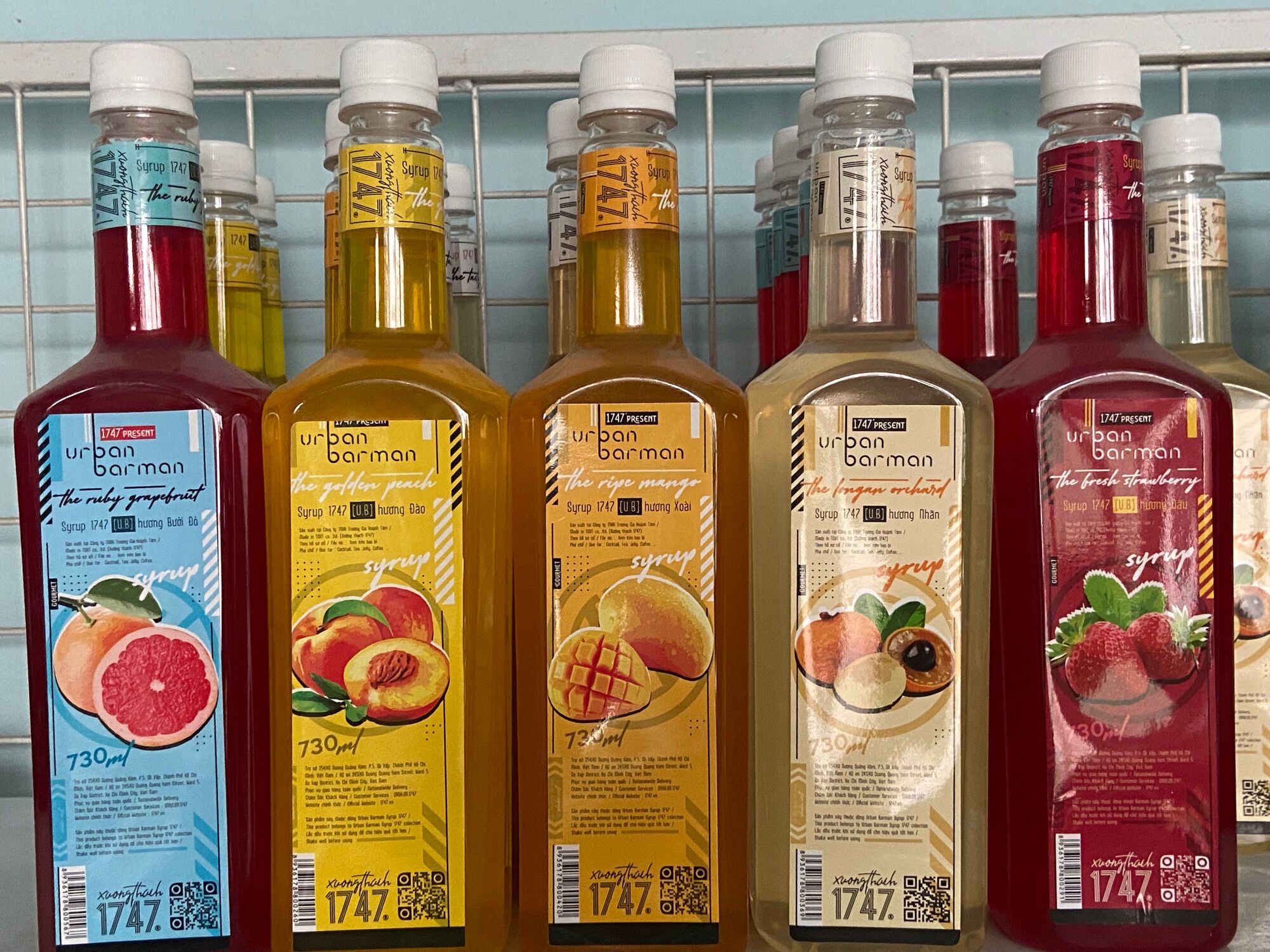 Syrup 1747 URBAN - ĐỦ MÙI - 730ml