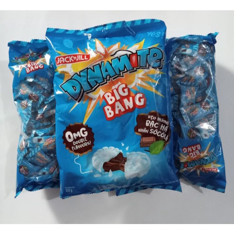 kẹo bạc hà nhân socola dynamitE 330g