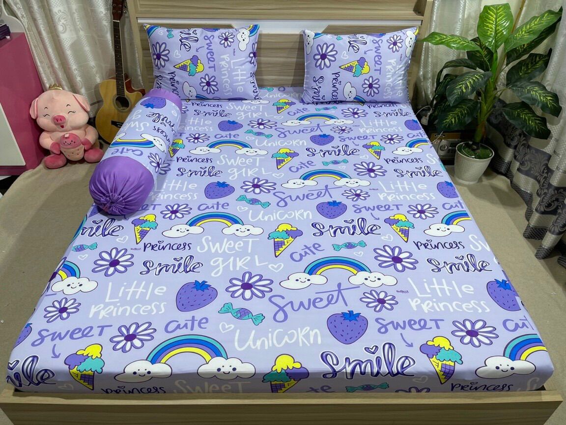 Bộ drap ga thun Hàn quốc mẫu mới