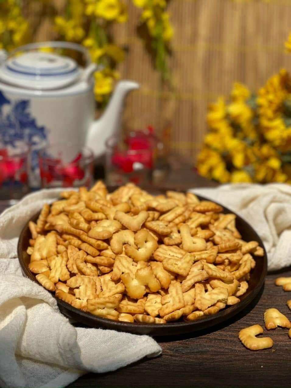 Bánh chữ cái abc 500g ( Bánh quy mặn chữ cái tuổi thơ)