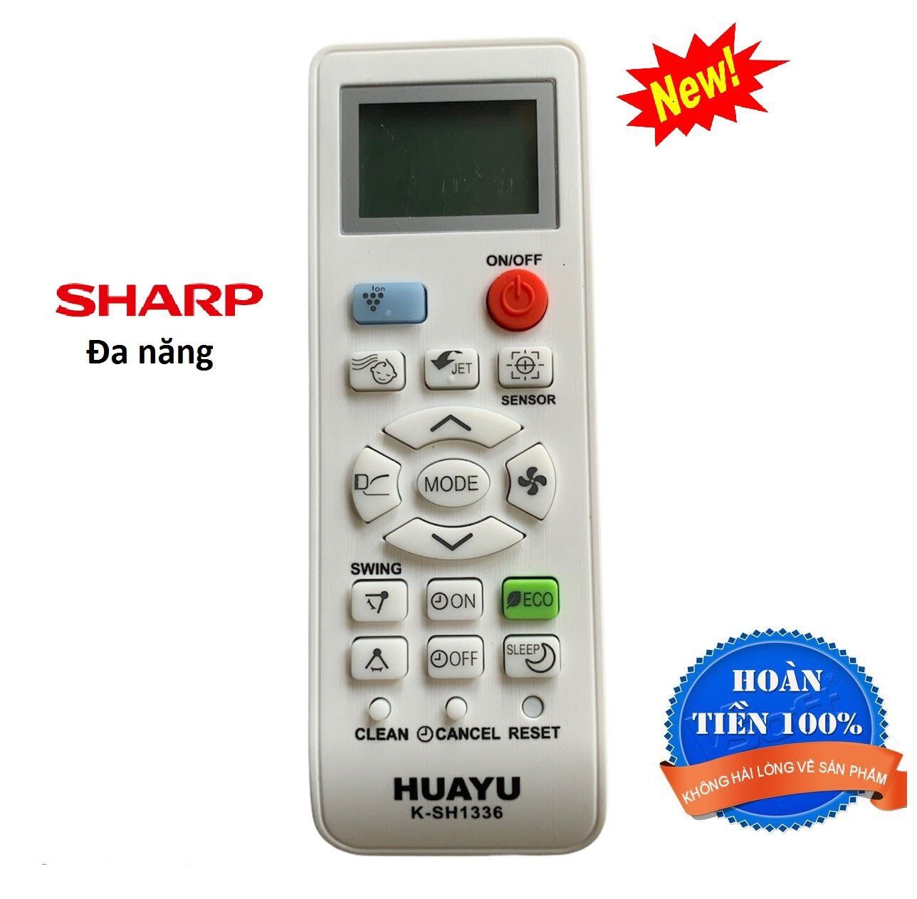 Điều khiển điều hòa Sharp đa năng các dòng 1&2 chiều - Hàng tốt