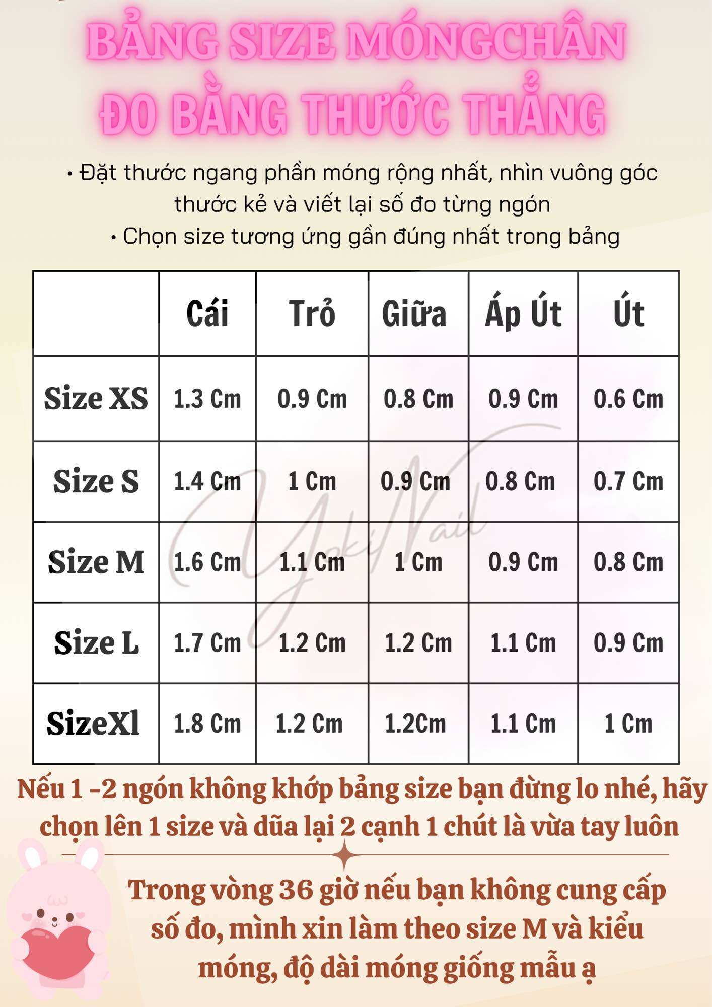 Móng chân giả thiết kế/ Nailbox