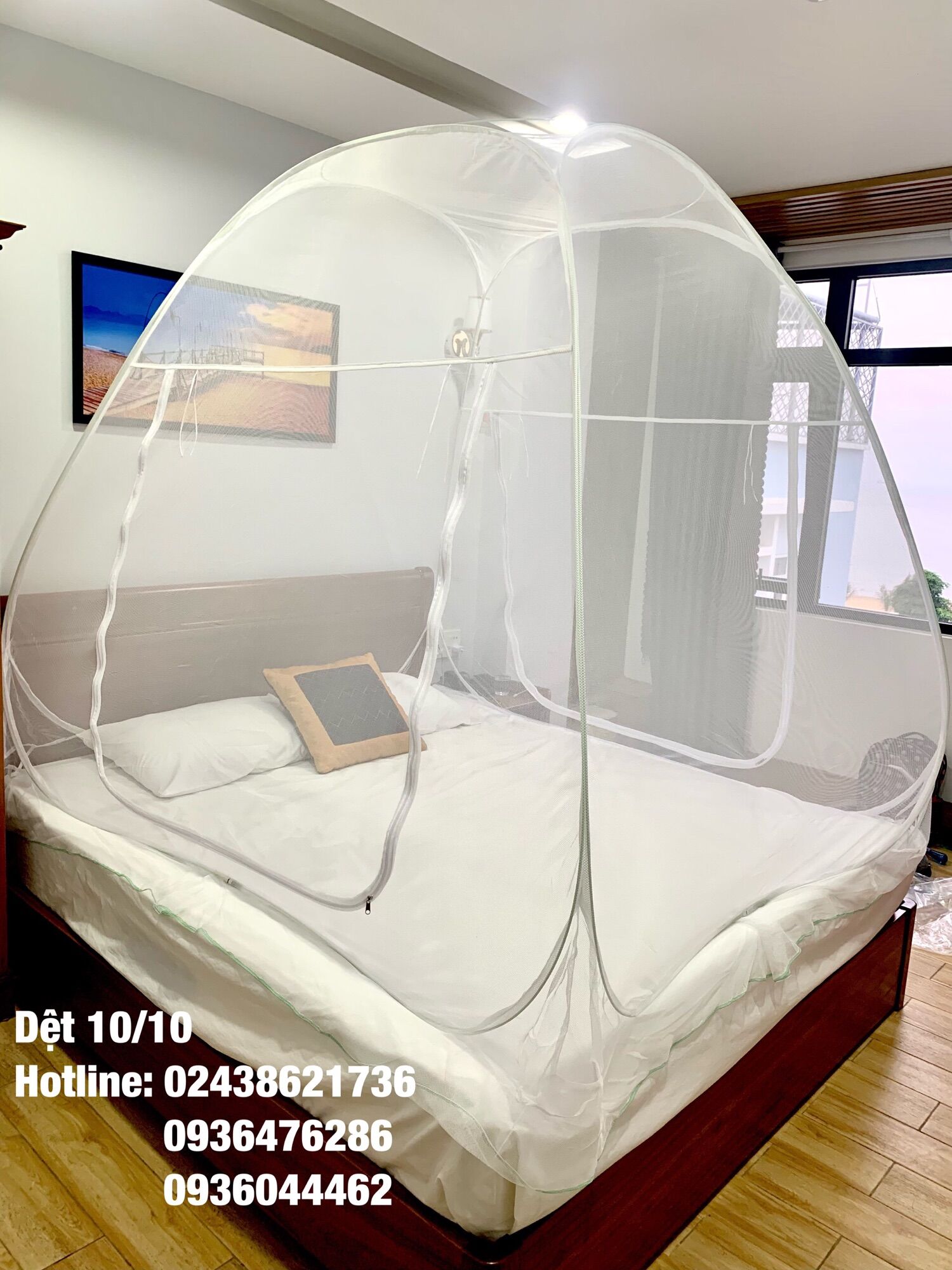 Màn bung melody 1,8m 2 cửa