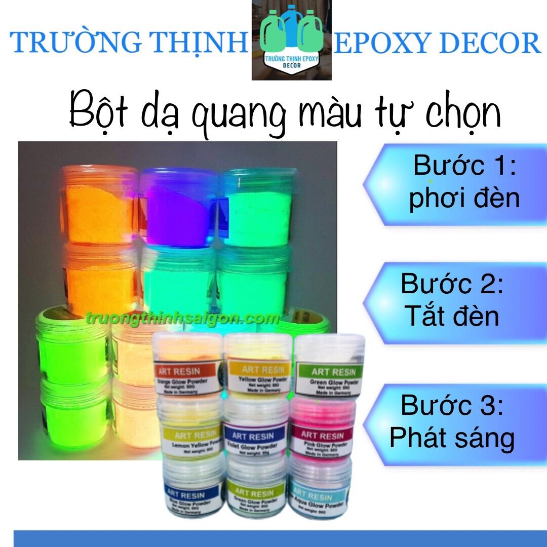 [HCM]Bột Dạ Quang Hũ 50g loại tốt cao cấp