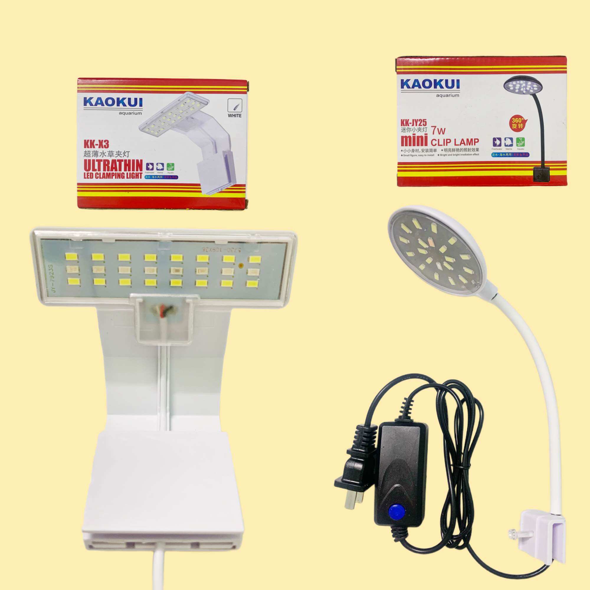 Đèn led kẹp mini kaokui - cho hồ cá cảnh
