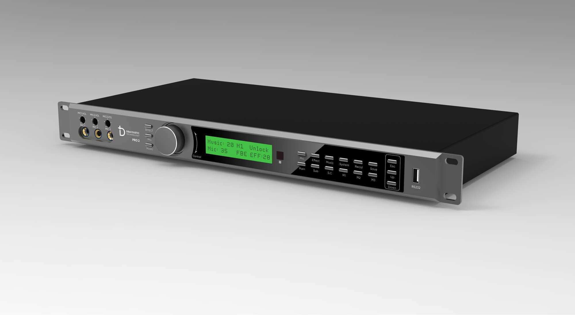 Vang số cao cấp dBacoustic PRO2 MAX - Hàng chính hãng SAL Việt Nam (sử dụng chip DSP chuyên biệt, âm thanh cực hay, chuyên dùng cho karaoke ViP)