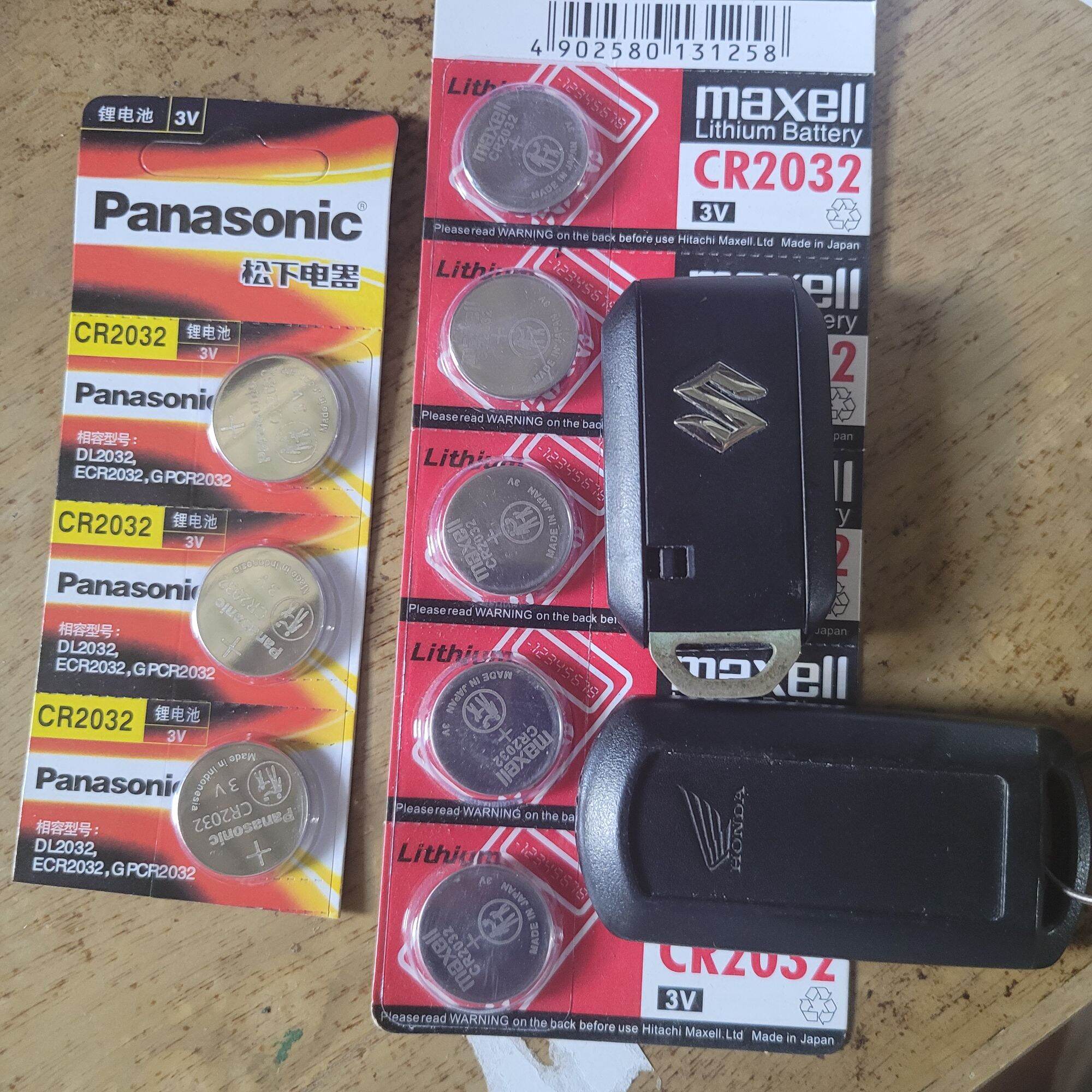 Thay pin  chìa khóa cho smartkey xe máy panasonic sony maxell