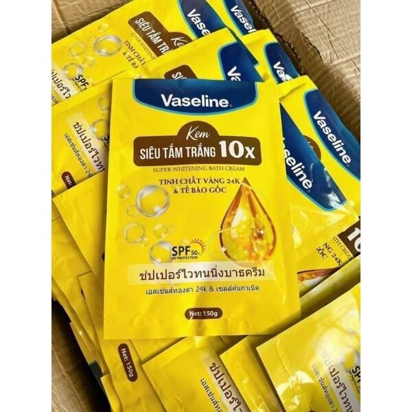 Kem siêu tắm trắng 10x vaseline