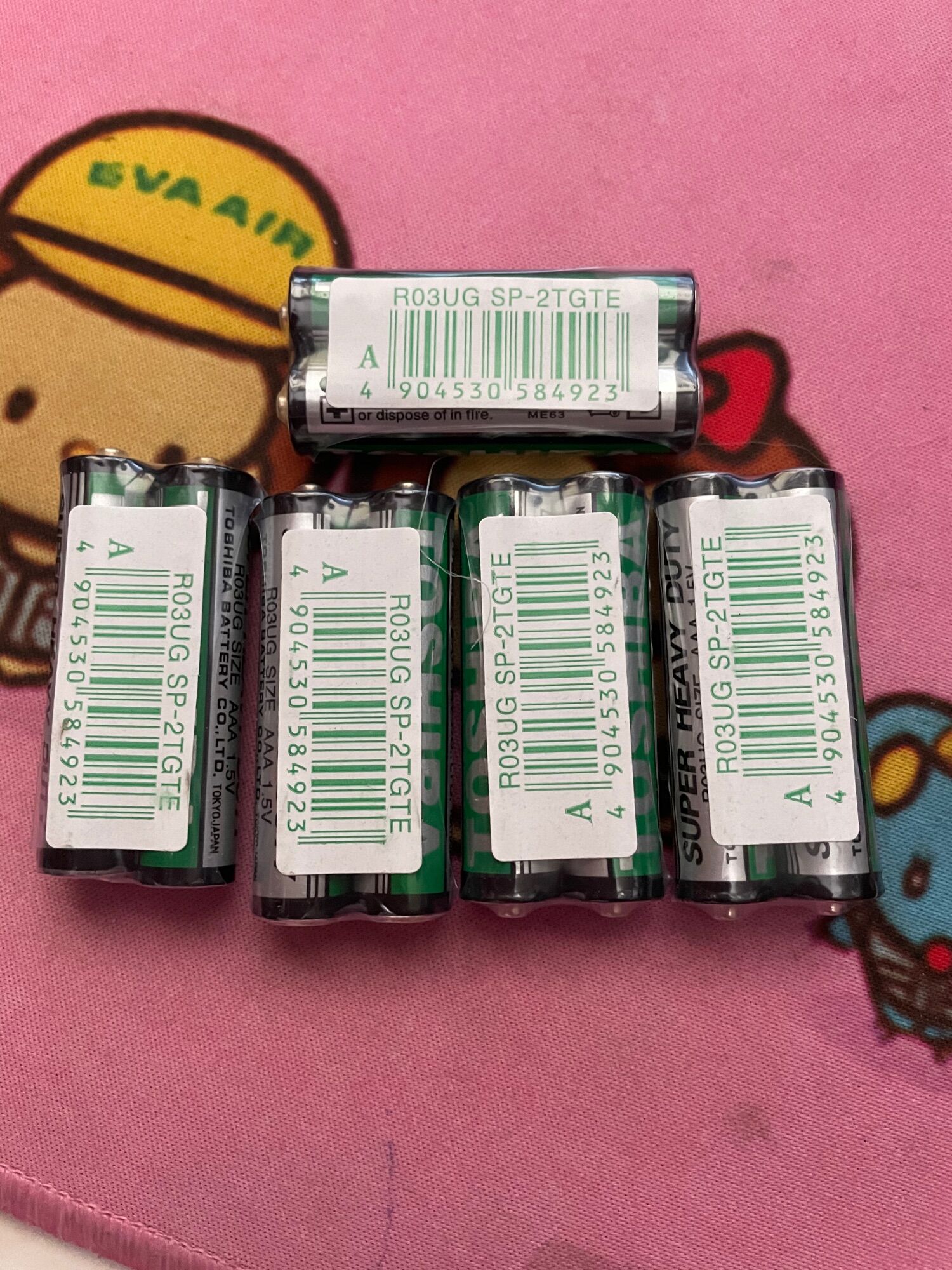 [HCM]5 cặp 10 cục pin tiểu AAA Toshiba