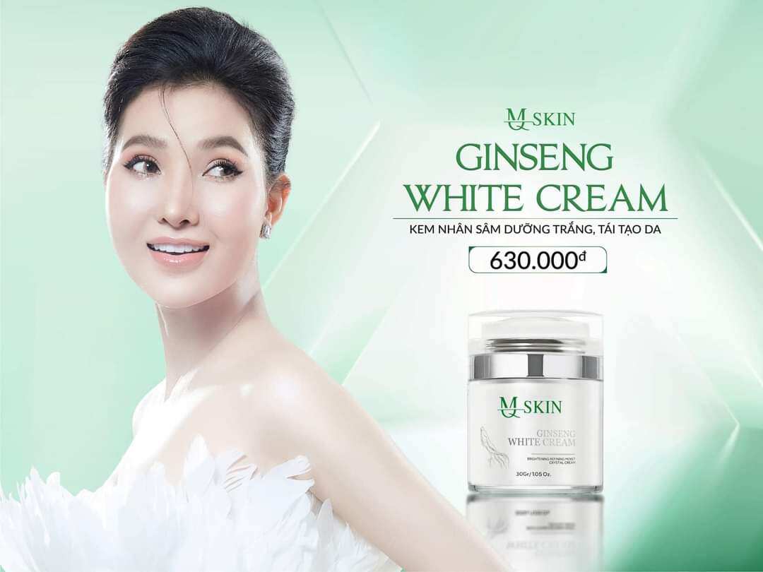 Kem face nhân sâm trắng da mq skin chính hãng 100% mẫu mới 2021