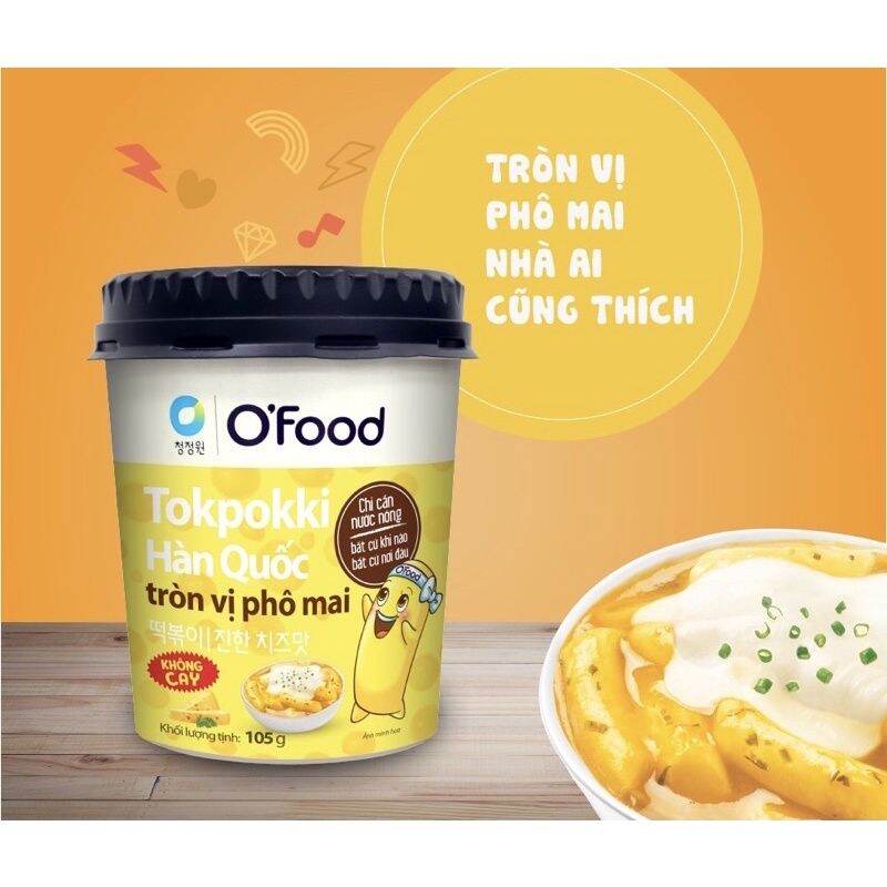 TOKBOKI HÀN QUỐC O'FOOD 105GR CÁC VỊ