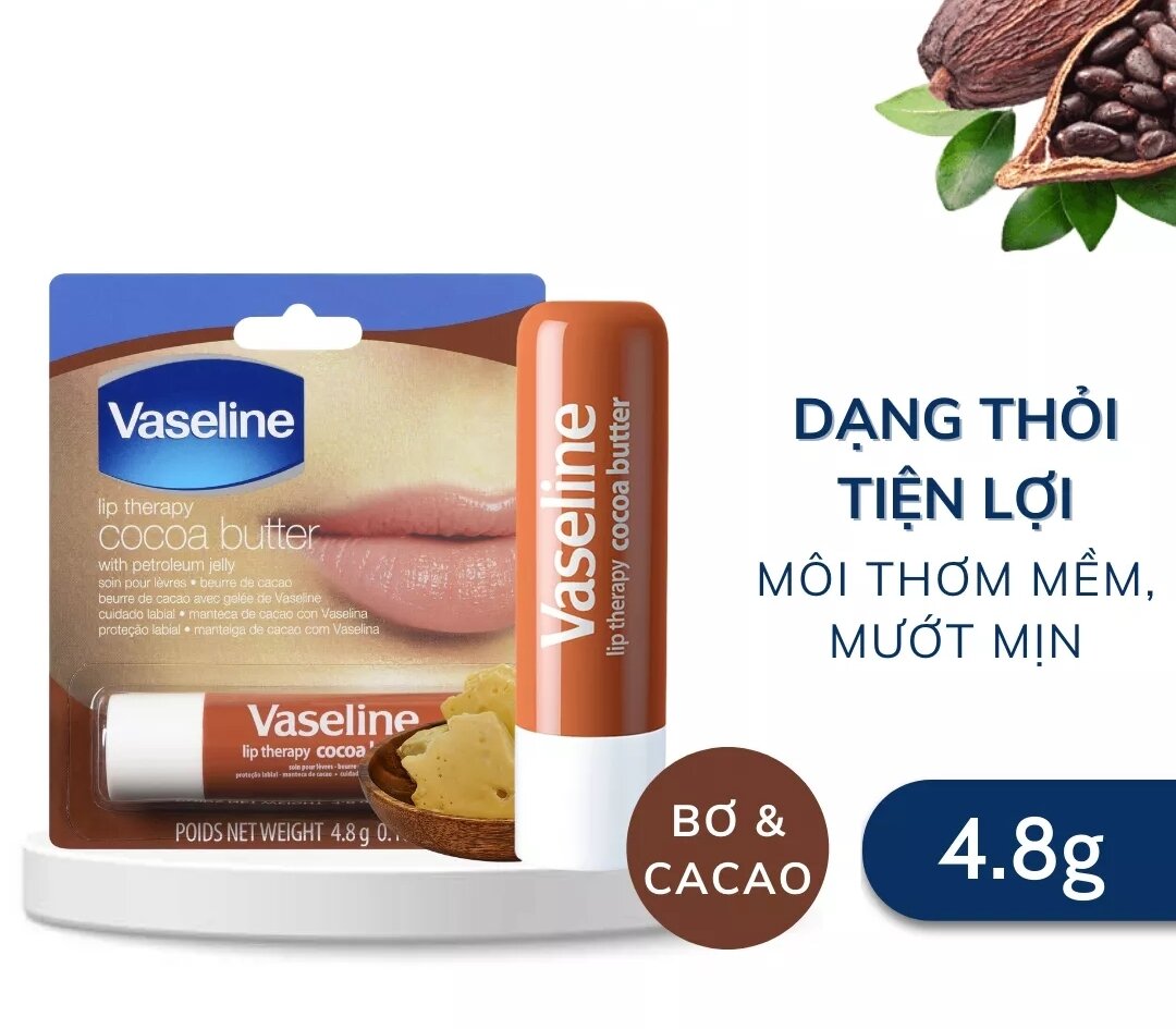 Son Dưỡng Môi Mềm Mại Vaseline Lip Therapy Dạng Thỏi 4.8g