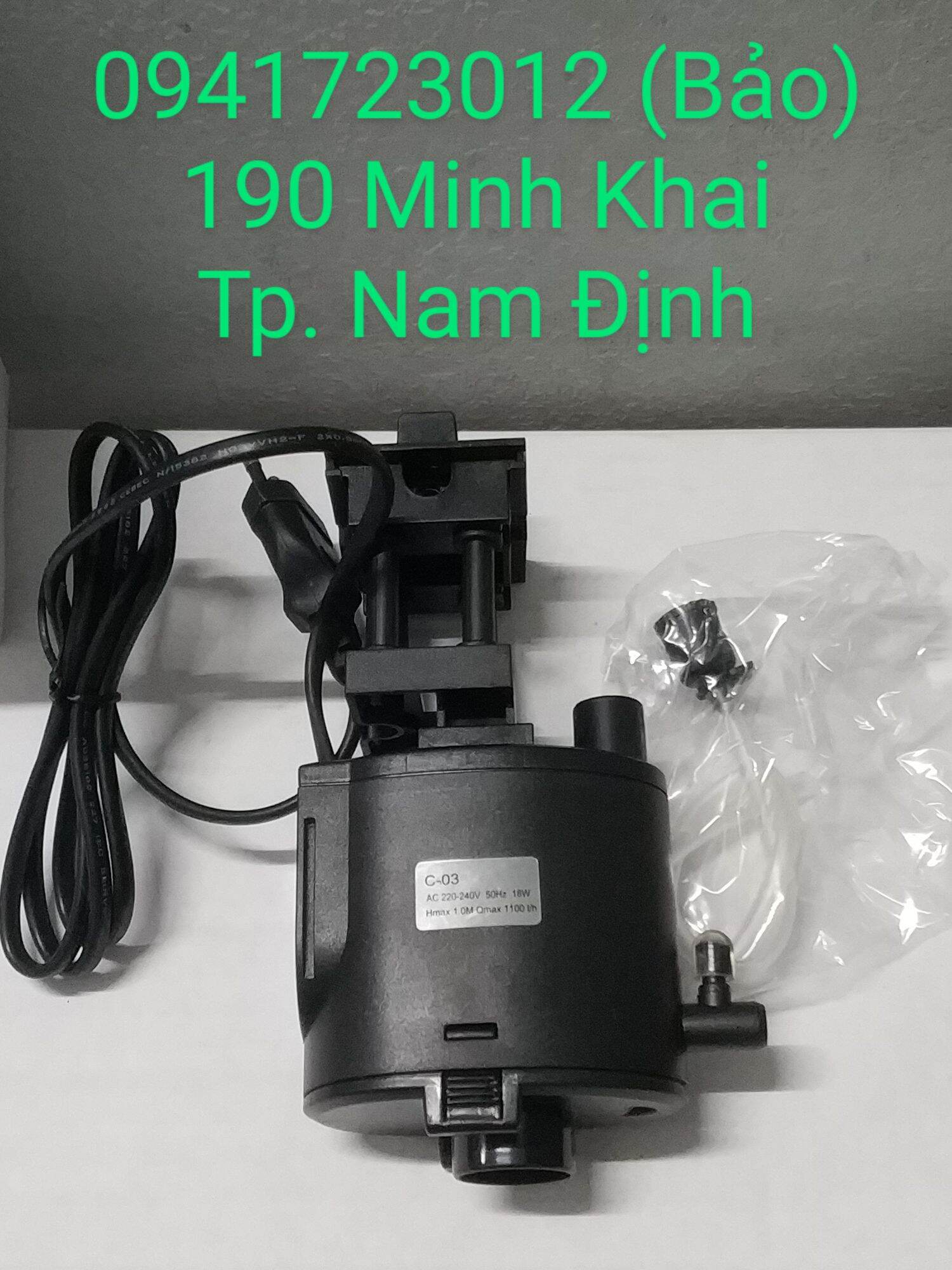 Bơm C3 thay thế cho bể C.A.Y - Camry 60 80cm