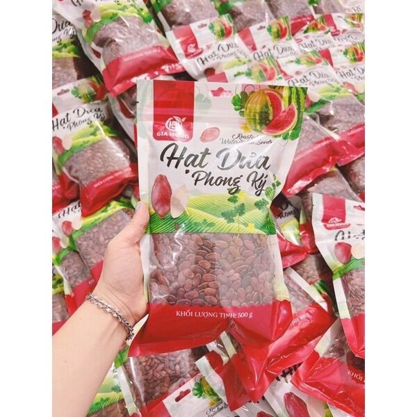 Hạt dưa phong ký bịch 500gram .
