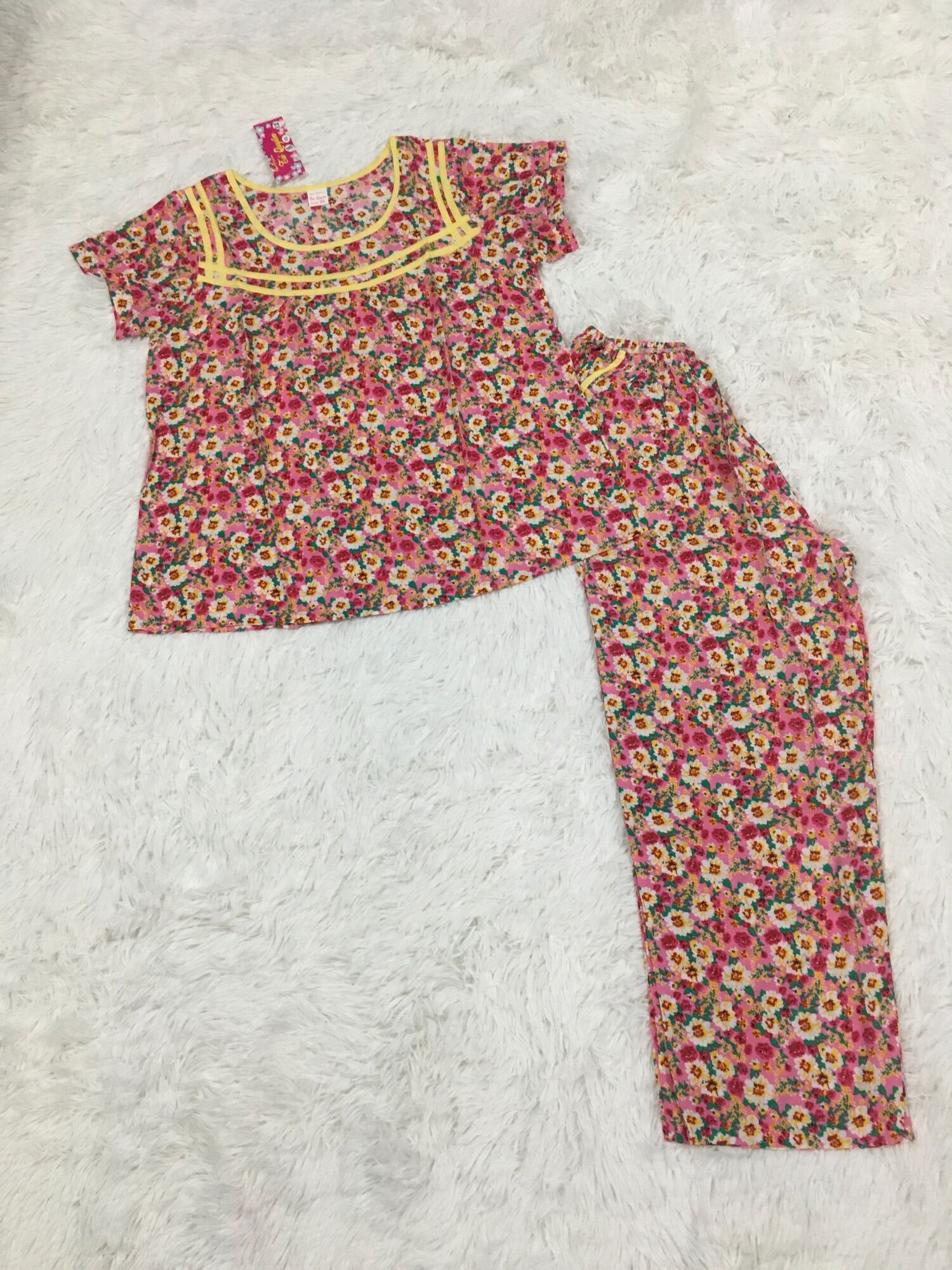 BỘ TÔN DÀI 2 da hoa nhí (size 40-67kg