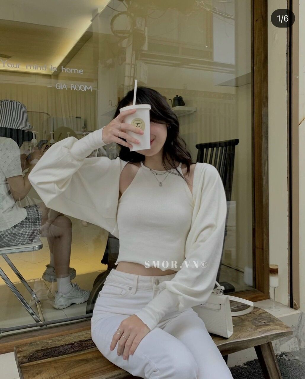 Set áo 2 món áo yếm + khoác tay phồng🔥🌞