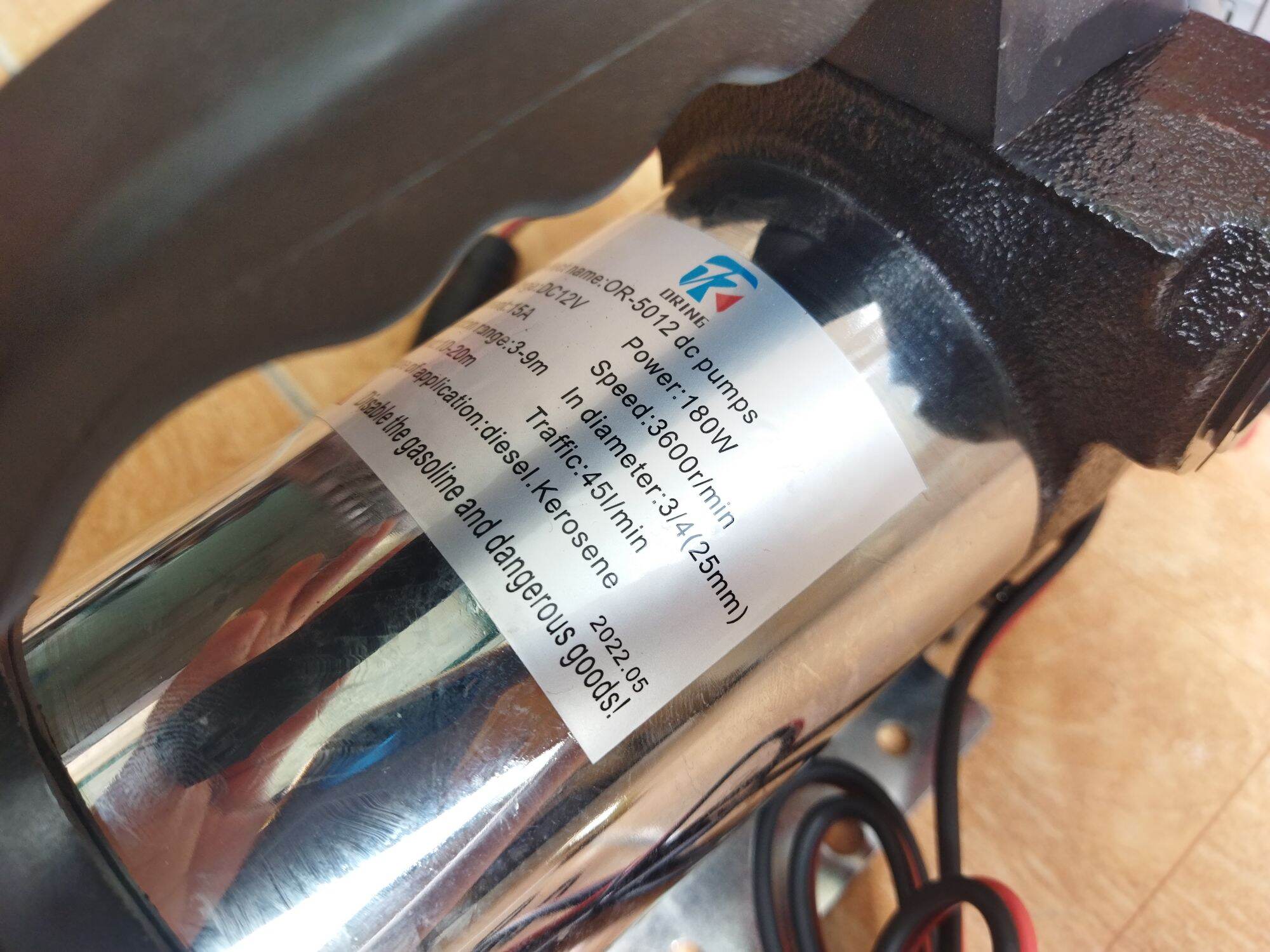máy bơm dầu diesel và nhớt 12v OR _5012.