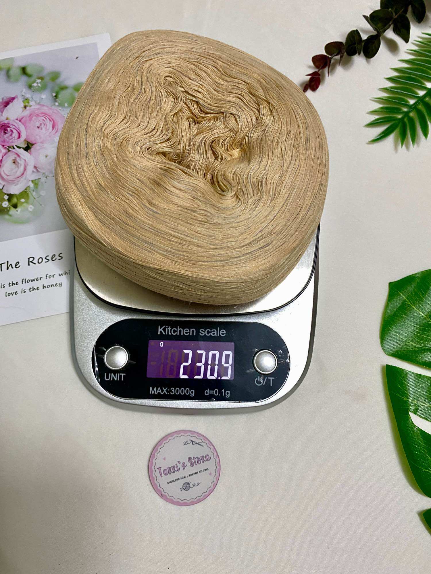 Yarn - sợi linen 100% - sợi loang | sợi chập cỡ sợi từ 0.6mm ~ 0.8mm | đan móc áo váy mùa hè - terri store