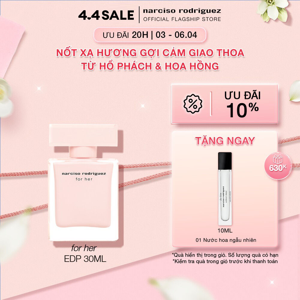 Nước Hoa nữ Narciso Rodriguez For Her Eau De Parfum 30ml