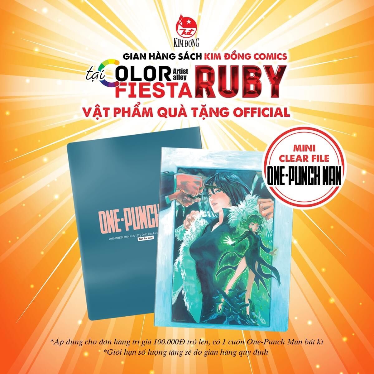 Clear file One Punch Man Color Fiesta 10 kèm truyện