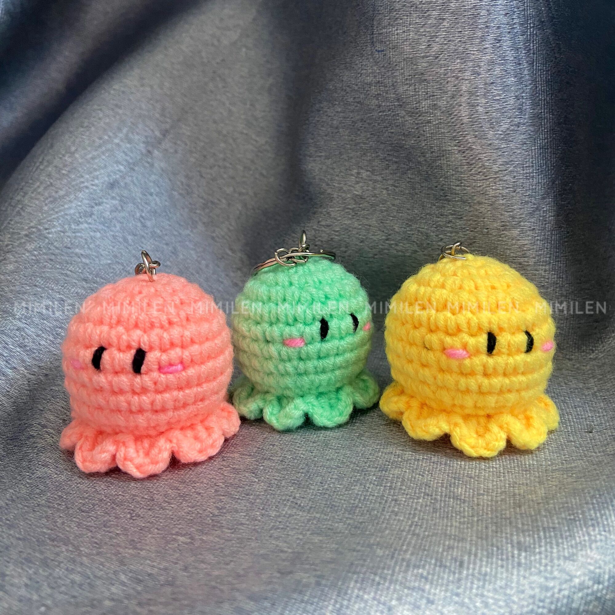 [Mimi_len29] Móc khoá bạch tuộc mini - octopus keychain
