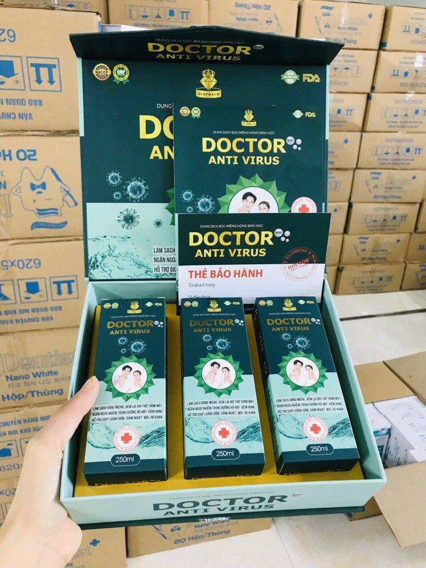 nước súc miệng họng sinh học Doctor Anti Virus