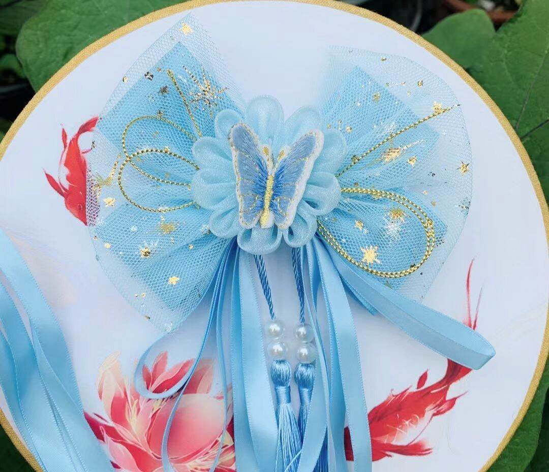 kẹp tóc nơ cổ trang, tiểu thư (hanfu) 16