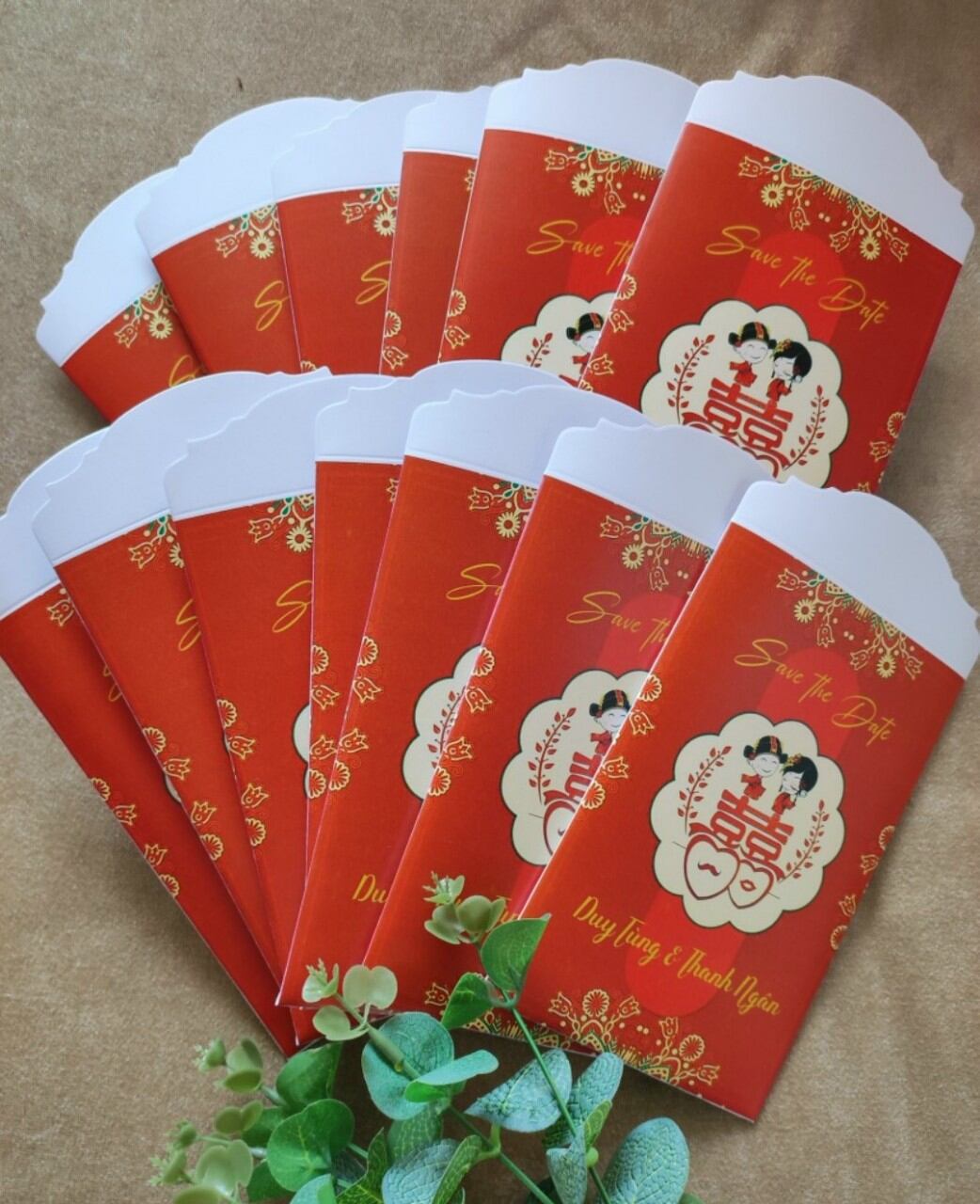 13 phòng bì lì xì bưng quả đám cưới, đám hỏi, bỏ tiền quả cưới hỏi