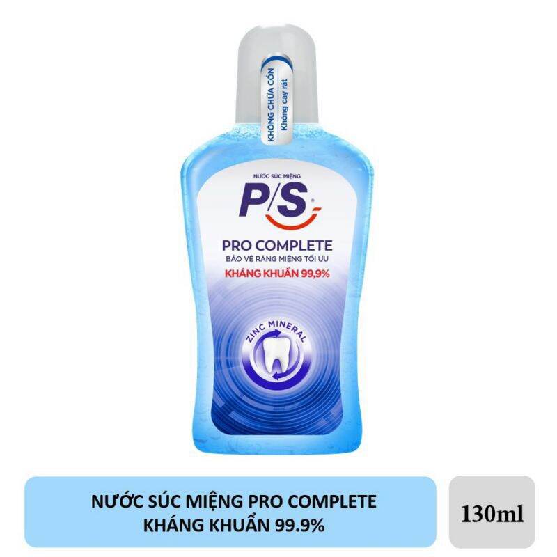 [Hcm]Combo 3 Chai Nước Súc Miệng Ps 130Ml