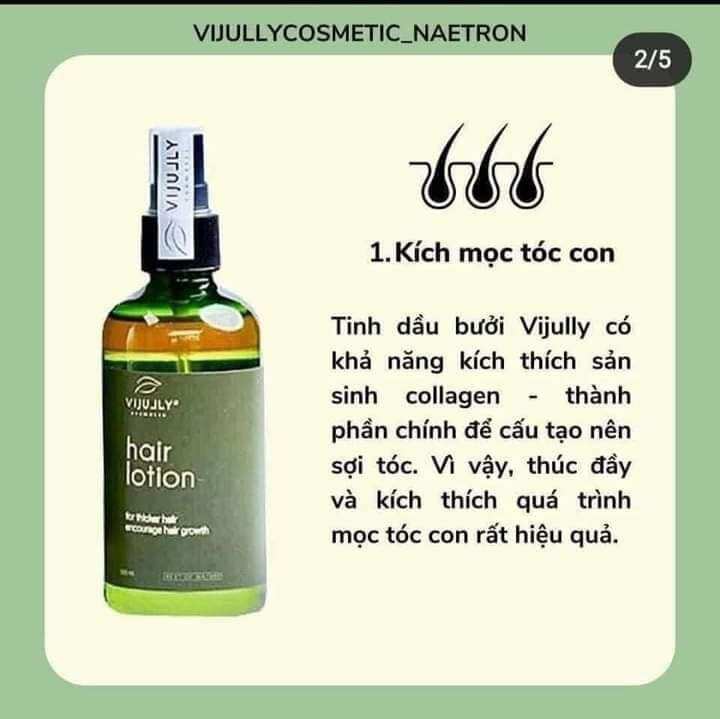 XỊT BƯỞI VY JULLY KÍCH MỌC TÓC HIỆU QUẢ 100%