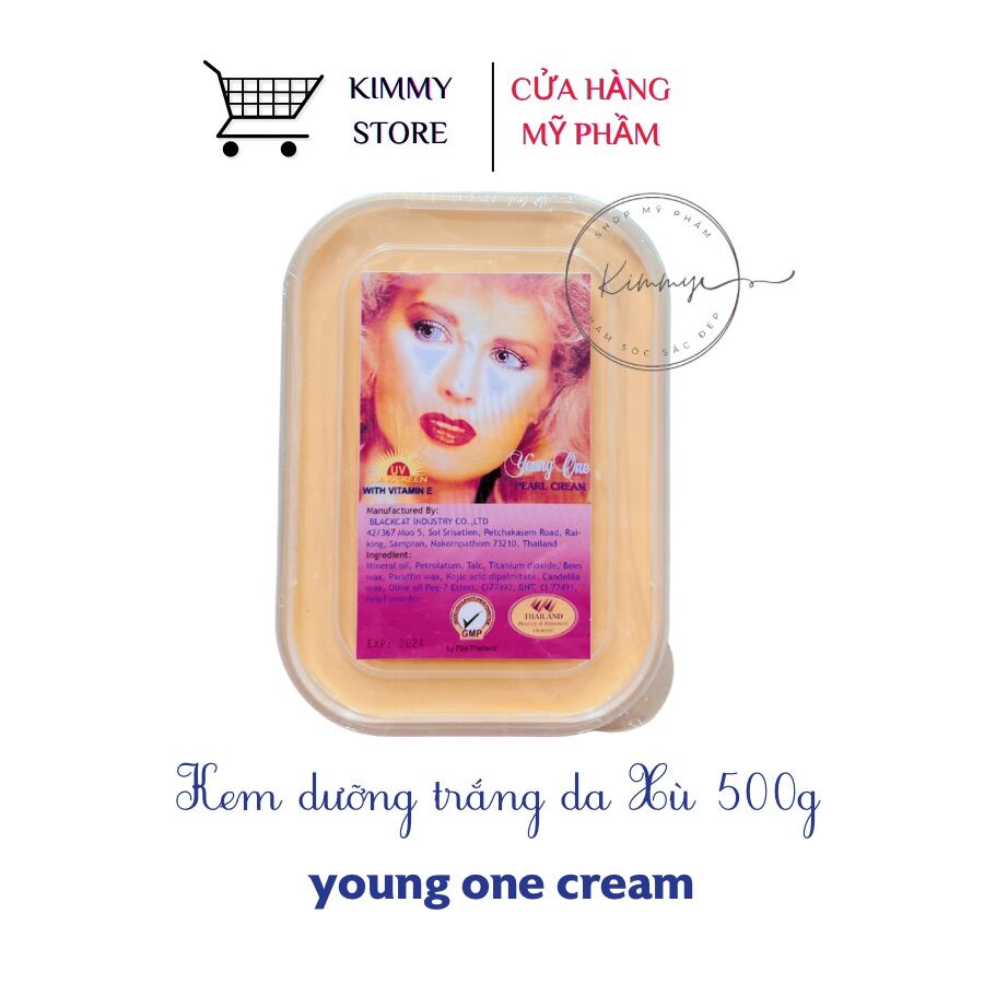 Lẻ hộp 500g kem tẩy trắng da cốt xù young one