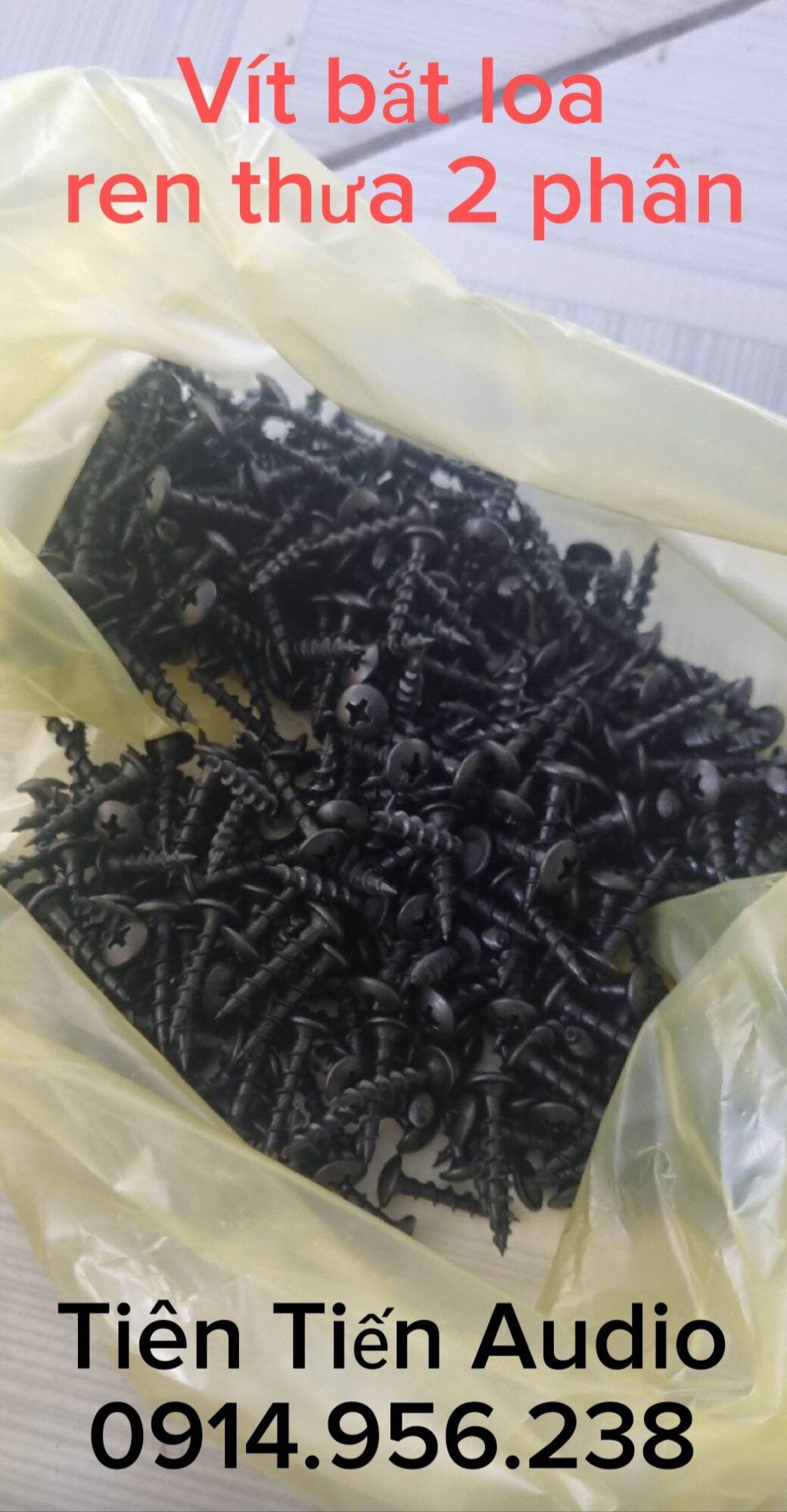 Vít bắt loa ren thưa 2 phân túi 200g
