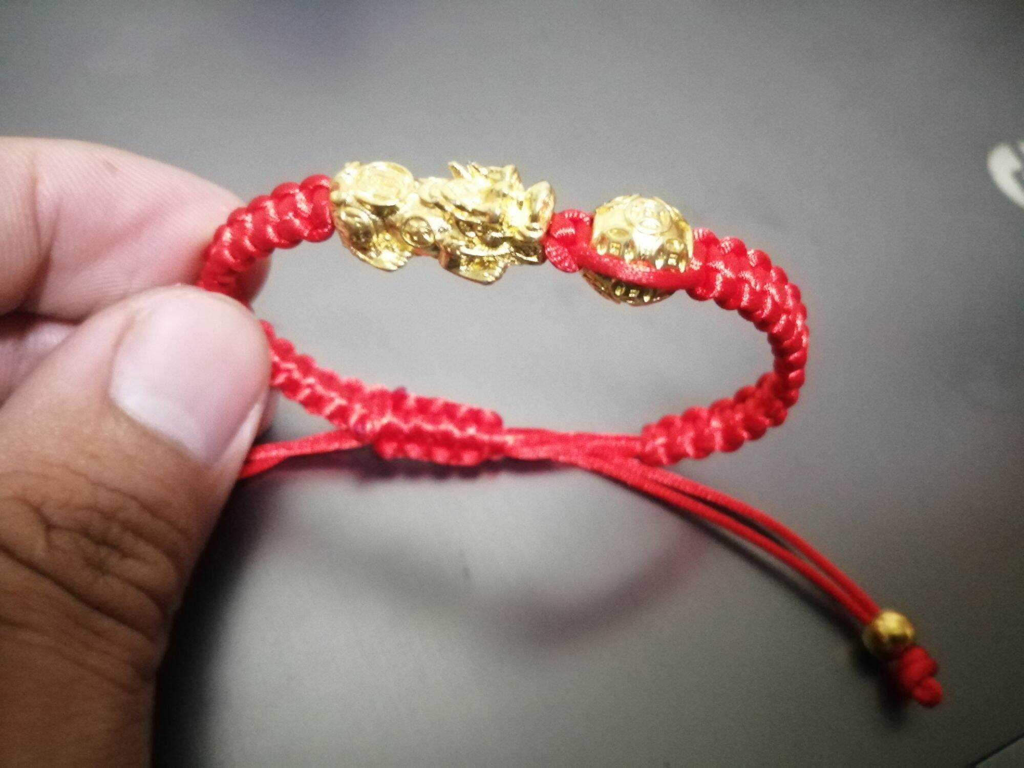 Vòng Tay Chỉ Đỏ Tỳ Hưu Cầu Tài Lộc