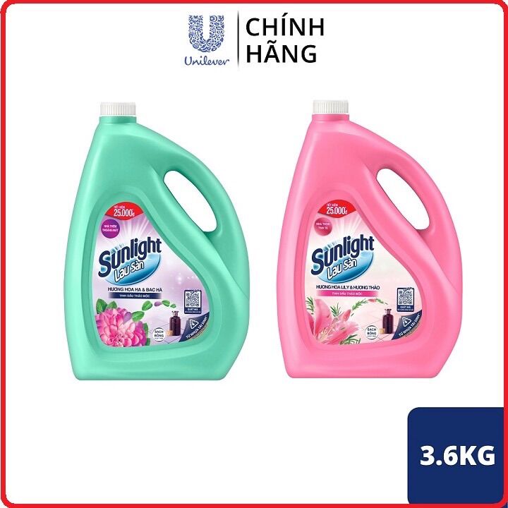 Nước lau sàn sunlight can 3,6kg