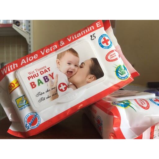 giấy ướt baby phú đạt (100 tờ)
