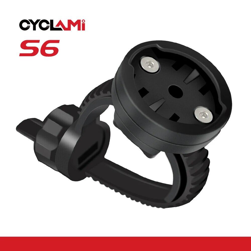 Cyclami S6 Đa Năng Xoay Được Xe Đạp Gps Máy Tính Gắn Giá Đỡ Chân Đế Có Đèn Xe Đạp Đứng Dành Cho Garmin Xoss