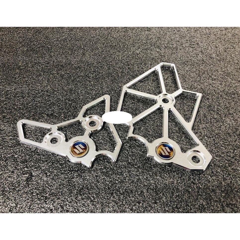 Nẹp sườn che ben đạp nhôm 7075 cnc nguyên khối cực sáng đẹp cho raider satria fi