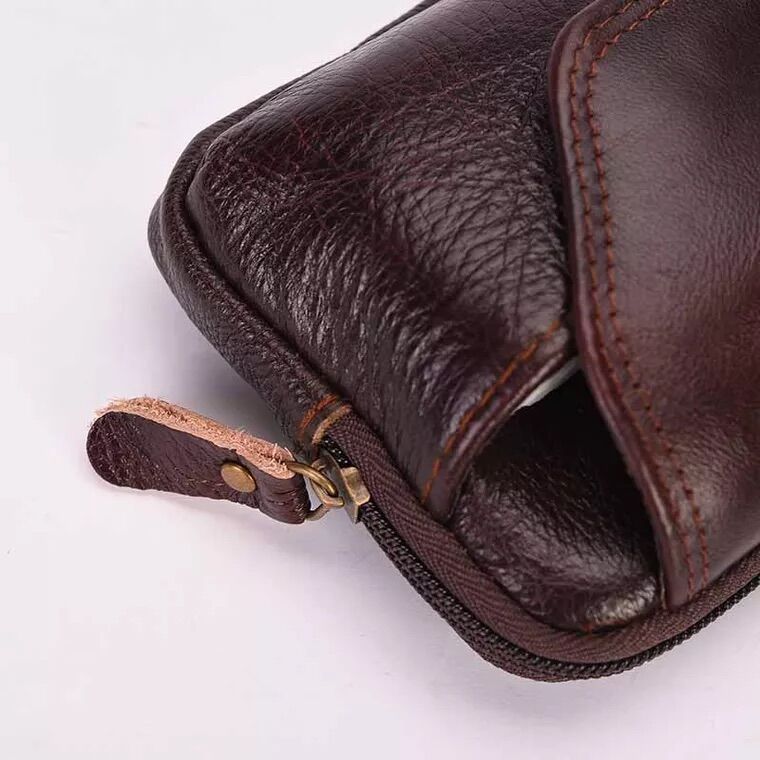 Túi đeo thắt lưng đựng điện thoại da thật TM10