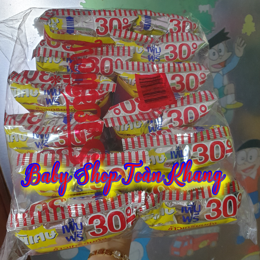 Túi 12 gói Bánh Snack Tôm Thái 20gr