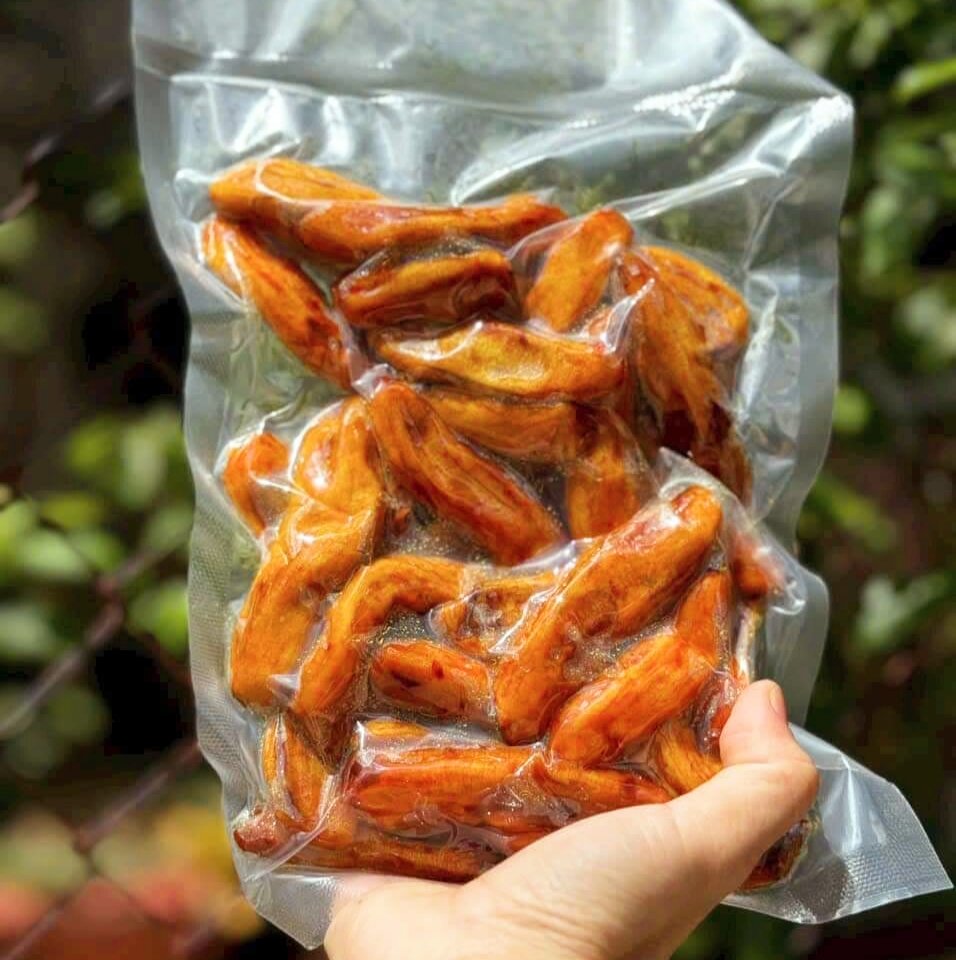 Chuối sấy dẻo không đường 500g đặc sản đà lạt
