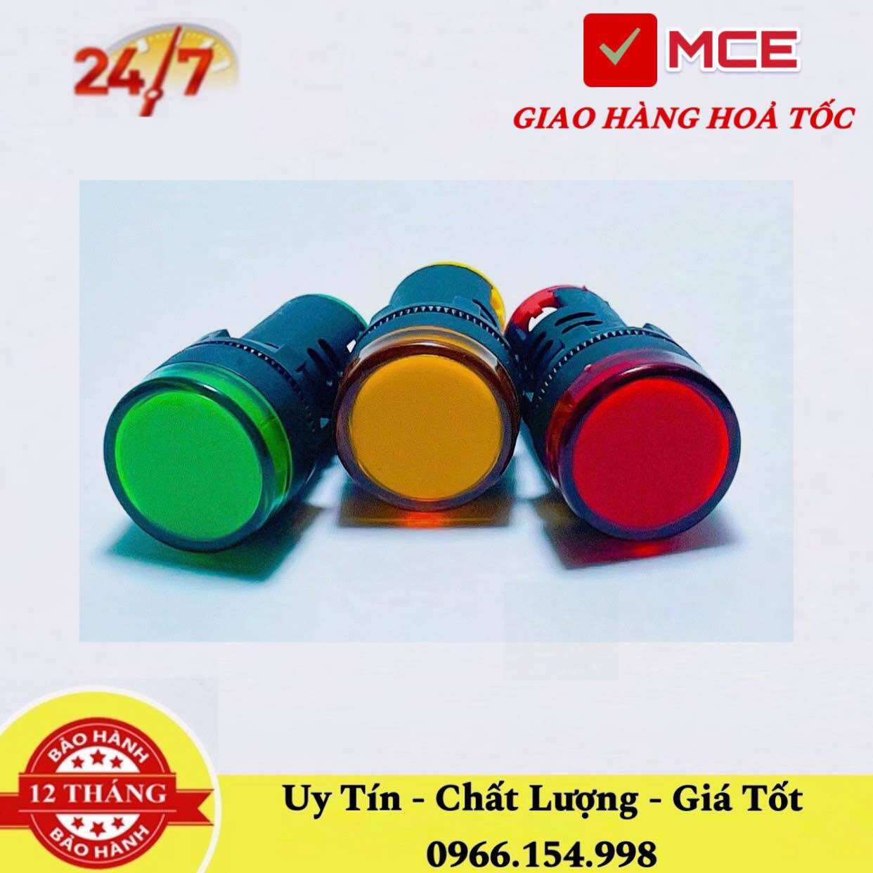 Đèn Báo Pha Phi 22 AD22-22D/S Led 3 Màu