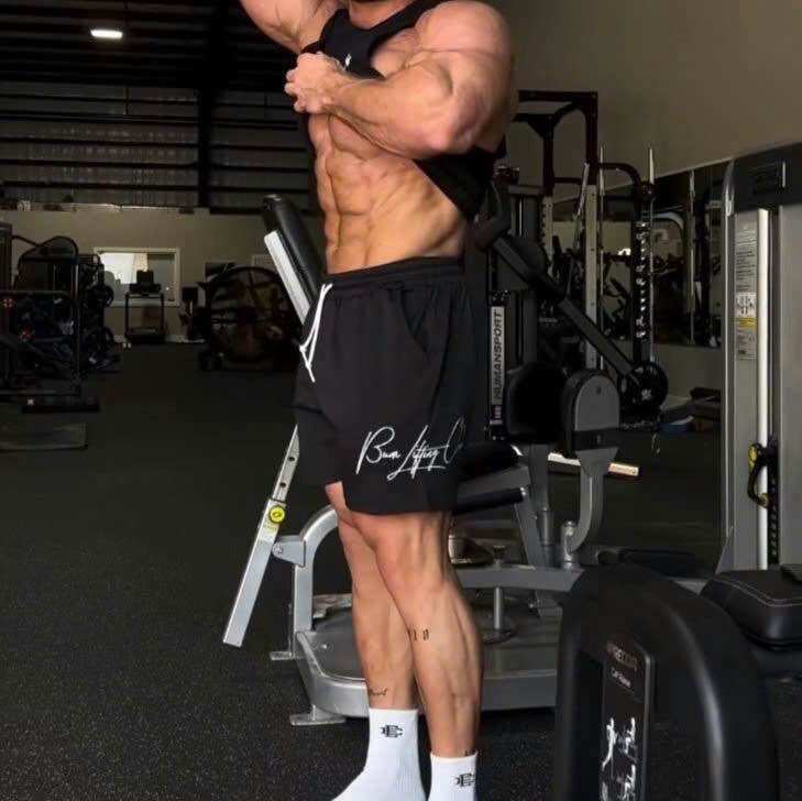 Quần đùi Gym Nam Cbum Thun Da Cá hót