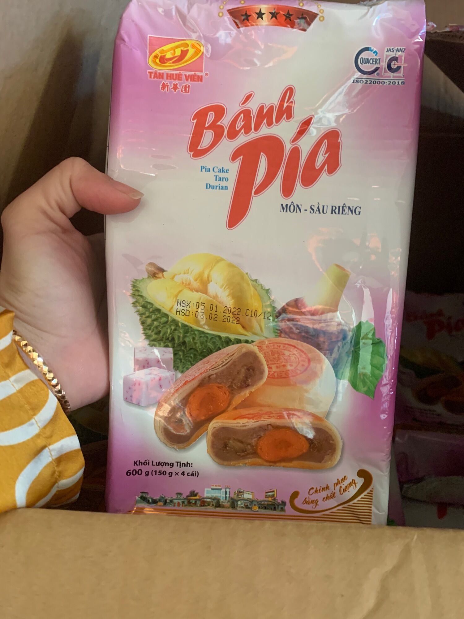 Bánh pía 5* môn Tân Huê Viên (600g)