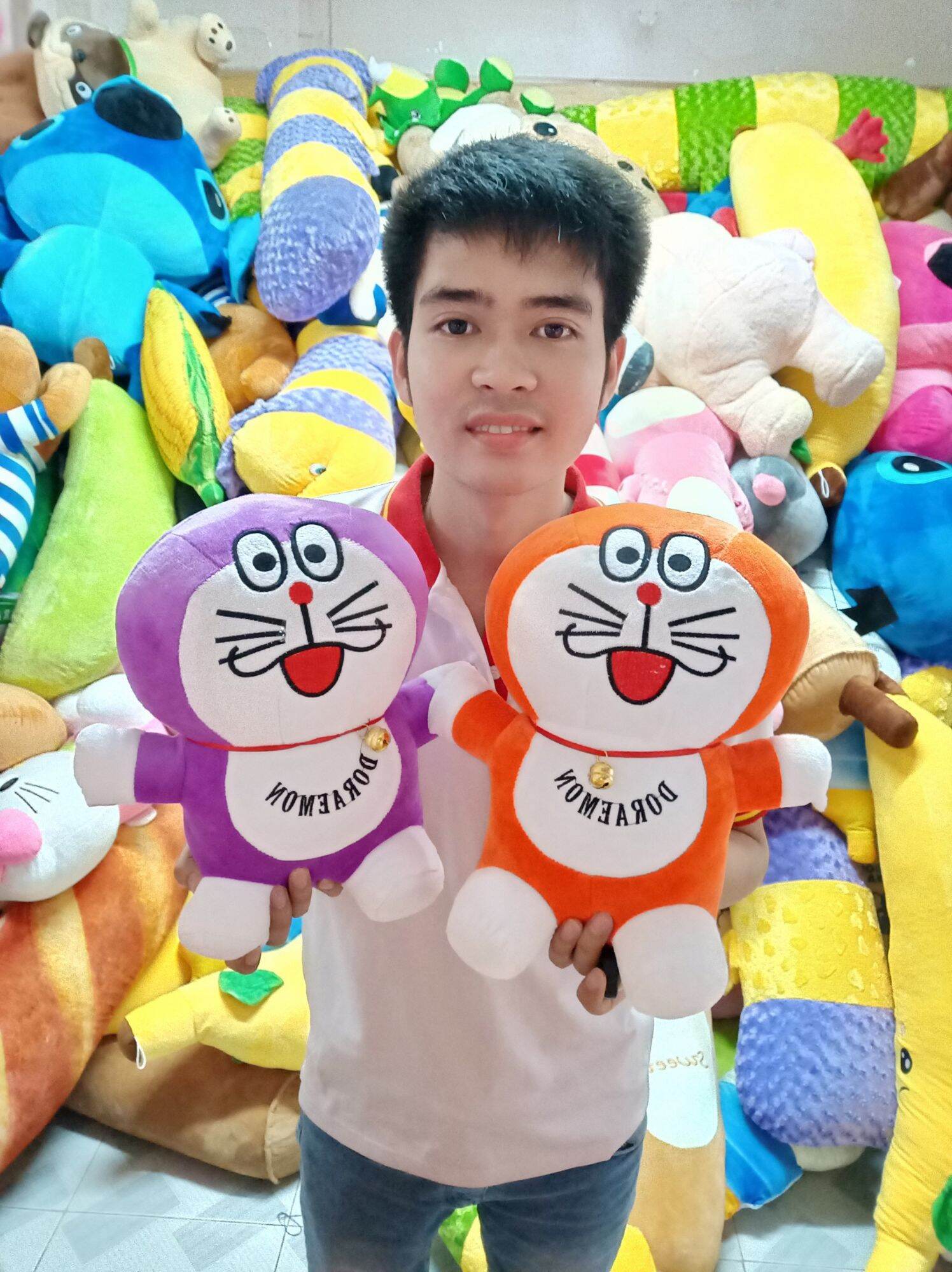 Gấu bông doremon siêu to (Trùm giá rẻ)
