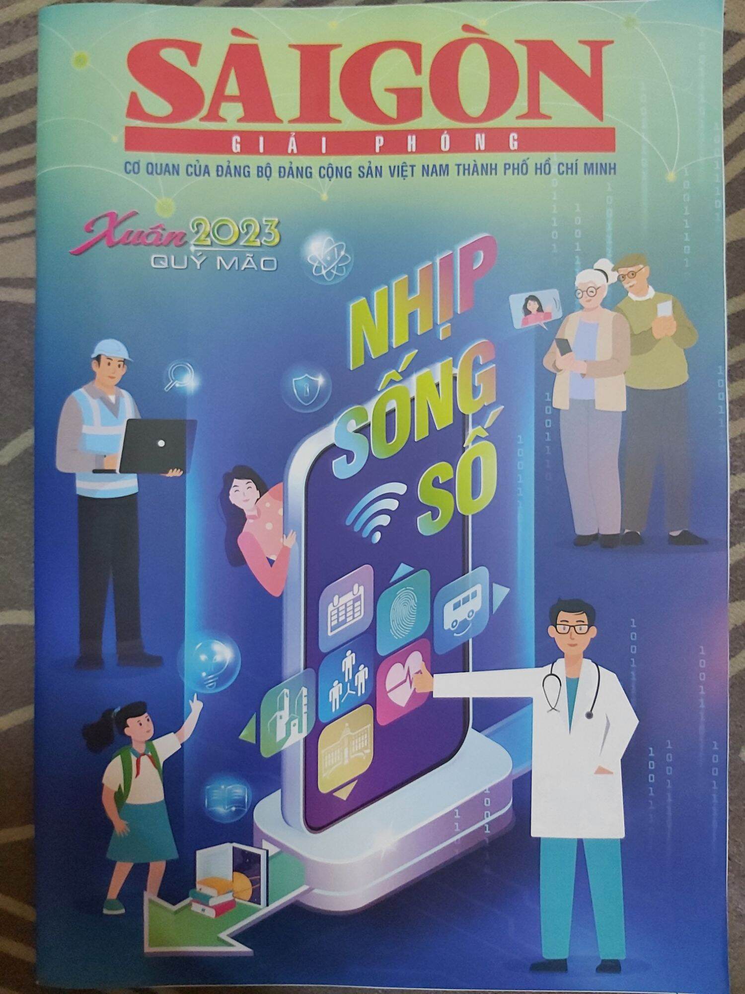 Báo sài gòn giải phóng xuân 2023
