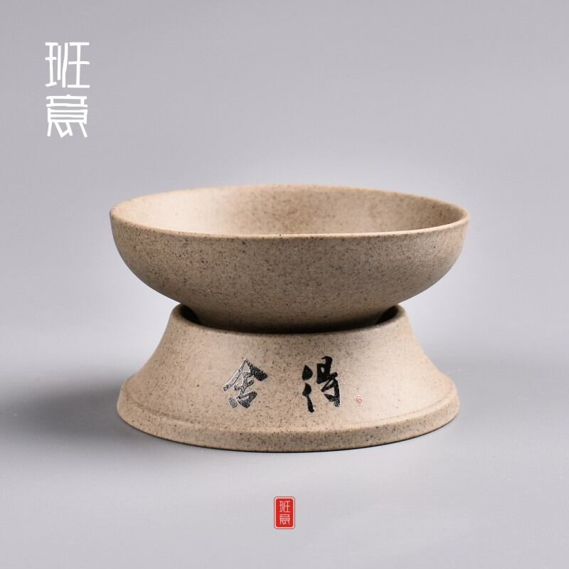 Jingdezhen Tea Strainer Tea Filter Willing Stoneware Tea Leaf Filter Creative Tea Making Device Tea Filter Rack Tea Set Accessories