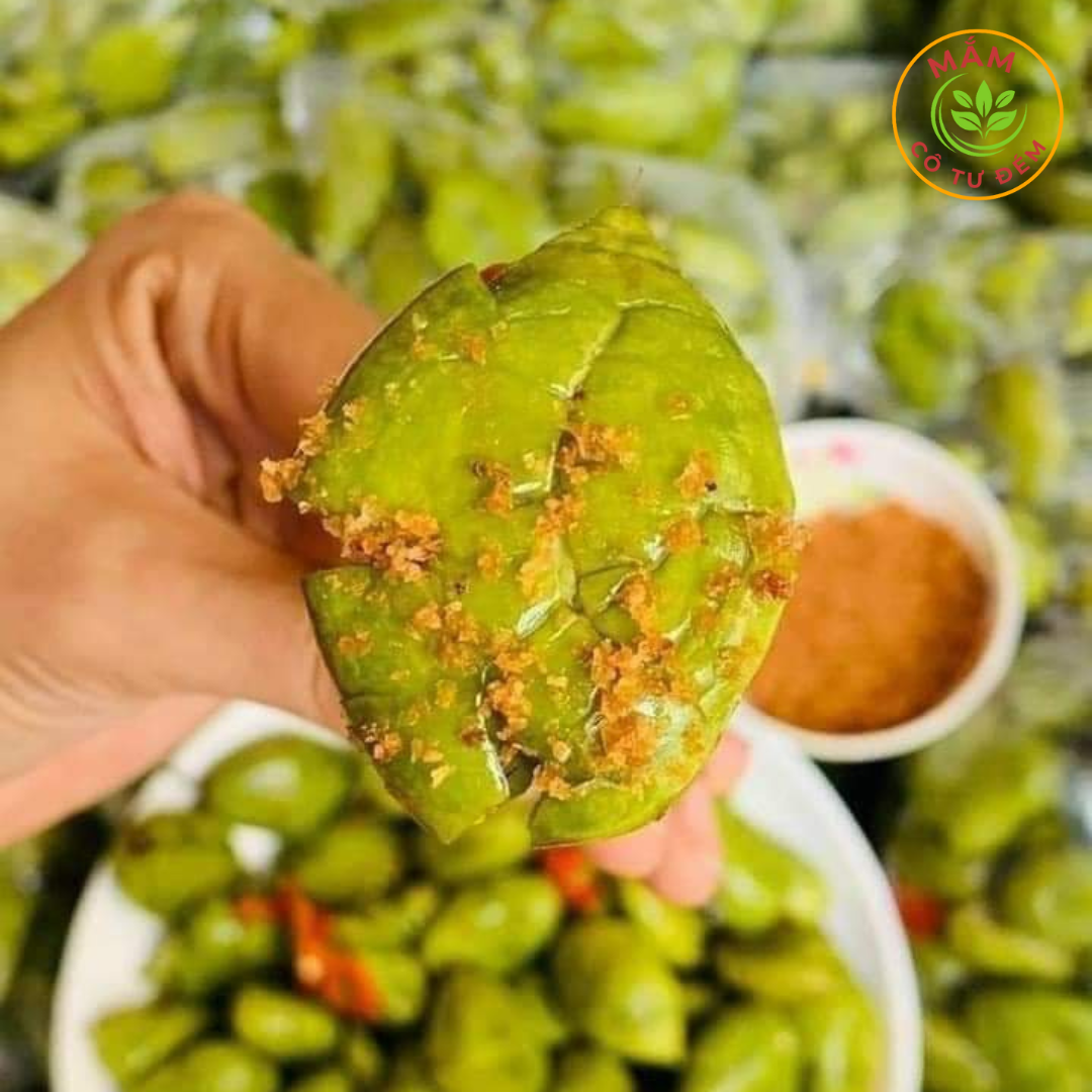 Cà na thái đập dập trộn chua ngọt hủ 500gam-1kg