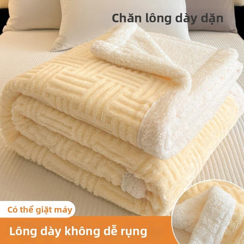 Defasilk | New Thick Blanket Sofa Cover Coral Fleece - Thương hiệu Defasilk Giá 528,000 Đồng*Miễn phí vận chuyển