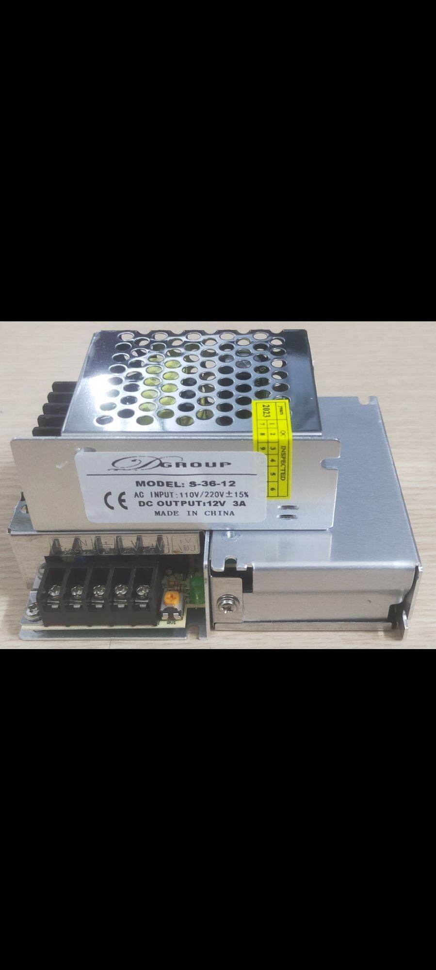 Bộ biến áp nguồn tổ ong 12v 3a nguồn camera đèn led power supply s-36w-12