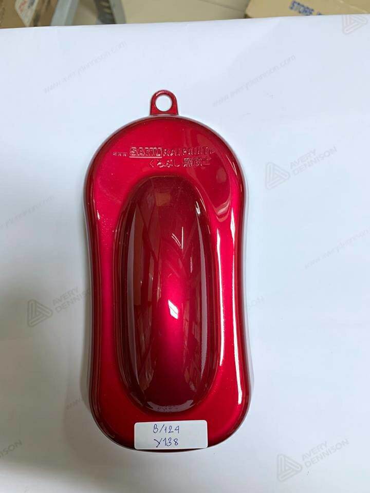 COMBO 4C SƠN SAMURAI MÀU ĐỎ CANDY Y138 BÓNG K1K